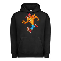 Pigment Black CRASH BANDICOOT Urban Hoodie - linhVisuals