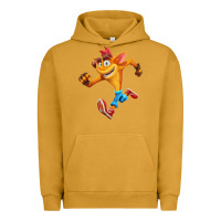 Pigment Peanut Butter CRASH BANDICOOT Urban Hoodie - linhVisuals