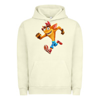 Pigment Pistachio CRASH BANDICOOT Urban Hoodie - linhVisuals