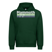 Forest Green retro hiking boottrail running   mammoth california t shirt Urban Hoodie - linhVisuals
