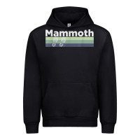 Black retro hiking boottrail running   mammoth california t shirt Urban Hoodie - linhVisuals