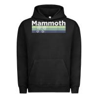 Pigment Black retro hiking boottrail running   mammoth california t shirt Urban Hoodie - linhVisuals
