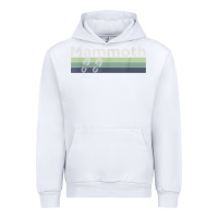 White retro hiking boottrail running   mammoth california t shirt Urban Hoodie - linhVisuals