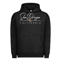 Pigment Black san diego ca sweatshirt Urban Hoodie - linhVisuals