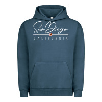 Pigment Midnight Navy san diego ca sweatshirt Urban Hoodie - linhVisuals