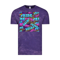 Cloud Purple pride tribe seamless pattern Vintage Tee - FaDigitalArtStudio