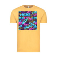 Vintage Mustard pride tribe seamless pattern Vintage Tee - FaDigitalArtStudio