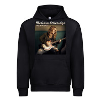 Black Melissa Etheridge Urban Hoodie - linhVisuals