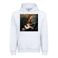 White Melissa Etheridge Urban Hoodie - linhVisuals