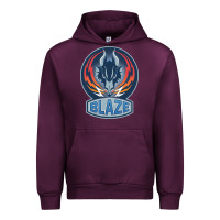 Mauve Wine coventry blaze Urban Hoodie - linhVisuals