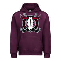 Mauve Wine deer-red-rebels Urban Hoodie - linhVisuals