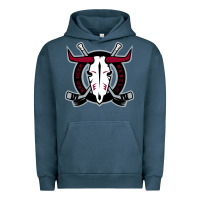 Pigment Midnight Navy deer-red-rebels Urban Hoodie - linhVisuals