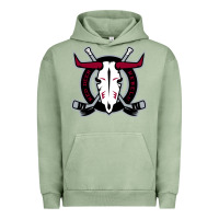 Pigment Oil Green deer-red-rebels Urban Hoodie - linhVisuals