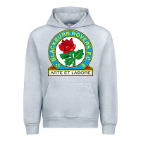 Heather Grey rovers black burn fc Urban Hoodie - linhVisuals