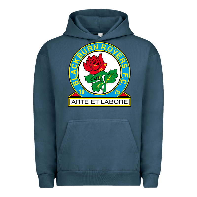 Rovers Black Burn Fc Urban Hoodie by linhVisuals | Teevron