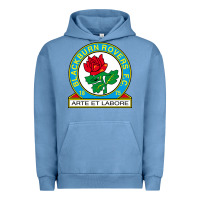Pigment Pebble Blue rovers black burn fc Urban Hoodie - linhVisuals