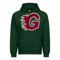 Forest Green guildford flames Urban Hoodie - linhVisuals