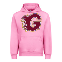 Fuchsia Pink guildford flames Urban Hoodie - linhVisuals