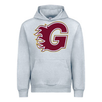 Heather Grey guildford flames Urban Hoodie - linhVisuals