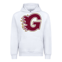 White guildford flames Urban Hoodie - linhVisuals