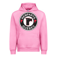 Fuchsia Pink remparts-quebec Urban Hoodie - linhVisuals