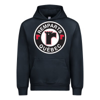 Navy remparts-quebec Urban Hoodie - linhVisuals