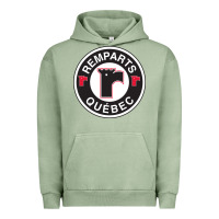 Pigment Oil Green remparts-quebec Urban Hoodie - linhVisuals