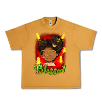 Peanut Butter blessed juneteenth Urban Heavy Tee - FaDigitalArtStudio