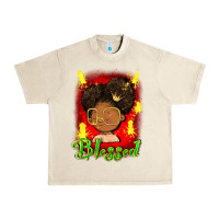 Sandshell blessed juneteenth Urban Heavy Tee - FaDigitalArtStudio