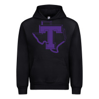Black tarleton tontexas Urban Hoodie - linhVisuals