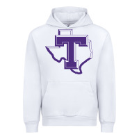 White tarleton tontexas Urban Hoodie - linhVisuals