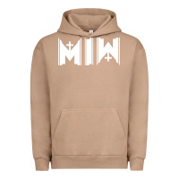Pigment Burro Motionless In White Urban Hoodie - linhVisuals