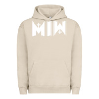 Pigment French Oak Motionless In White Urban Hoodie - linhVisuals