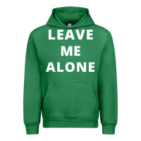 Emerald leave me alone, funny slogan Urban Hoodie - linhVisuals