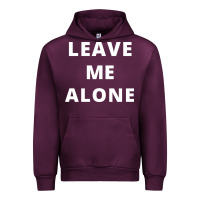 Mauve Wine leave me alone, funny slogan Urban Hoodie - linhVisuals