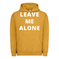 Pigment Peanut Butter leave me alone, funny slogan Urban Hoodie - linhVisuals