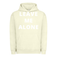 Pigment Pistachio leave me alone, funny slogan Urban Hoodie - linhVisuals