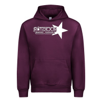 Mauve Wine ROCK STAR Urban Hoodie - linhVisuals