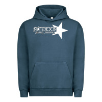 Pigment Midnight Navy ROCK STAR Urban Hoodie - linhVisuals