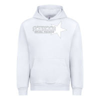 White ROCK STAR Urban Hoodie - linhVisuals