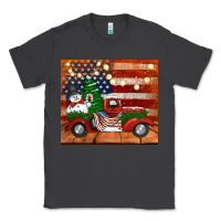 Smoke christmas truck with american flag Classic Tee - Jasminsmagicworld