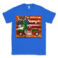 True Royal christmas truck with american flag Classic Tee - Jasminsmagicworld