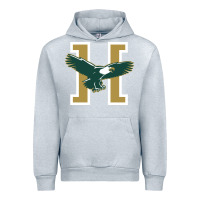 Heather Grey husson  eagles Urban Hoodie - linhVisuals