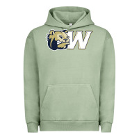 Pigment Oil Green wingate merch, bulldogs Urban Hoodie - linhVisuals