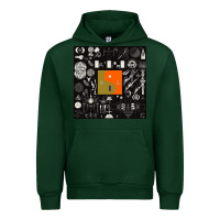 Forest Green nice bon -iver symbol Urban Hoodie - linhVisuals