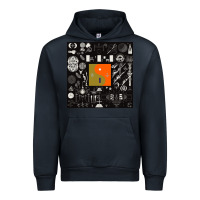 Navy nice bon -iver symbol Urban Hoodie - linhVisuals