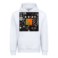 White nice bon -iver symbol Urban Hoodie - linhVisuals