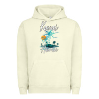 Pigment Pistachio family vacation retro sunset hawaii kauai t shirt Urban Hoodie - linhVisuals