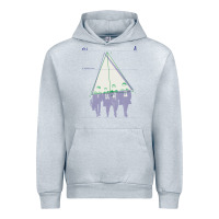 Heather Grey Alt-j Urban Hoodie - linhVisuals