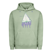 Pigment Oil Green Alt-j Urban Hoodie - linhVisuals